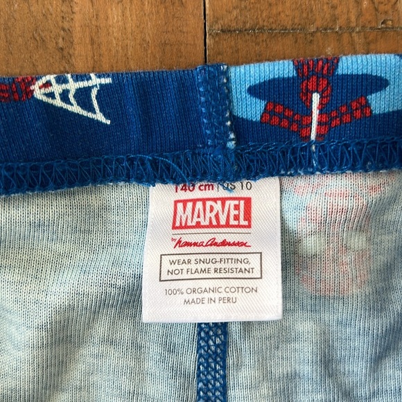 Hanna andersson Marvel Spider-Man Blue Pajama Set - Picture 6 of 7